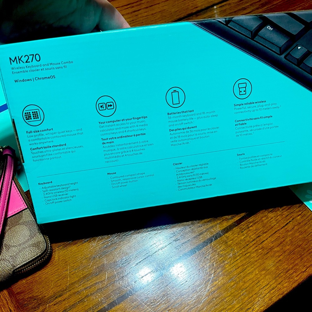 Logitech Wireless keyboard with mouse